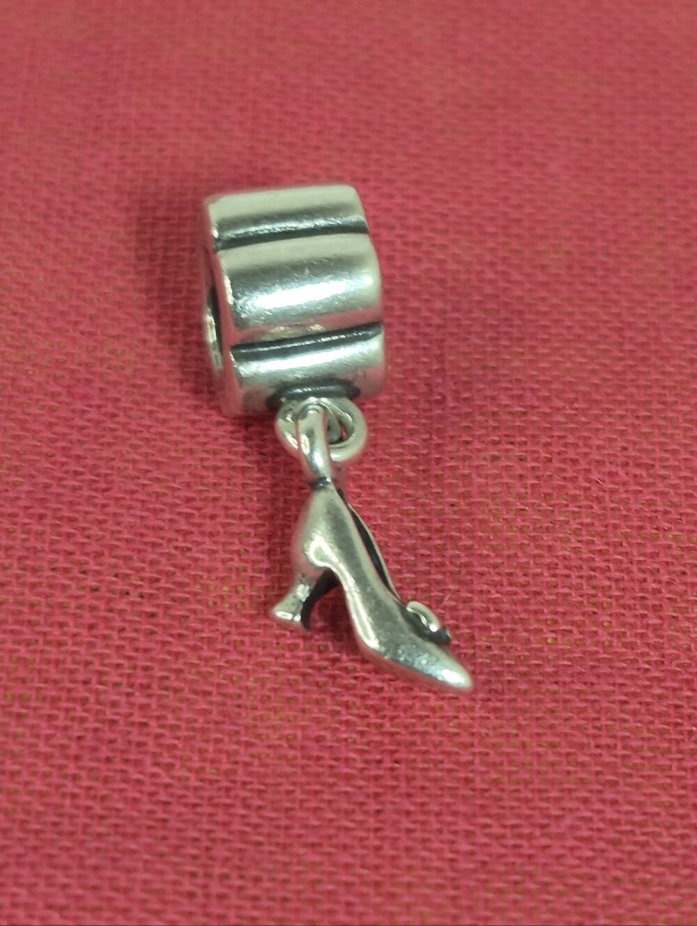 Pandora ALE .925 Sterling Silver High Heel Shoe Dangle Charm Retired
